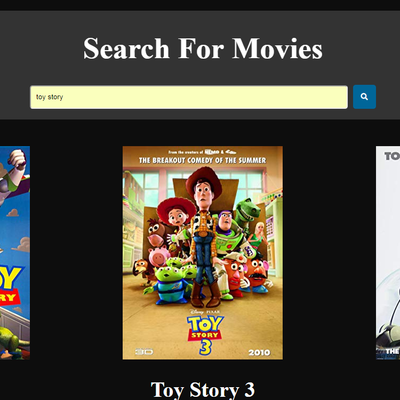 Movie Search project screenshot